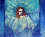 Фигура ангела,по работе Рембрандта